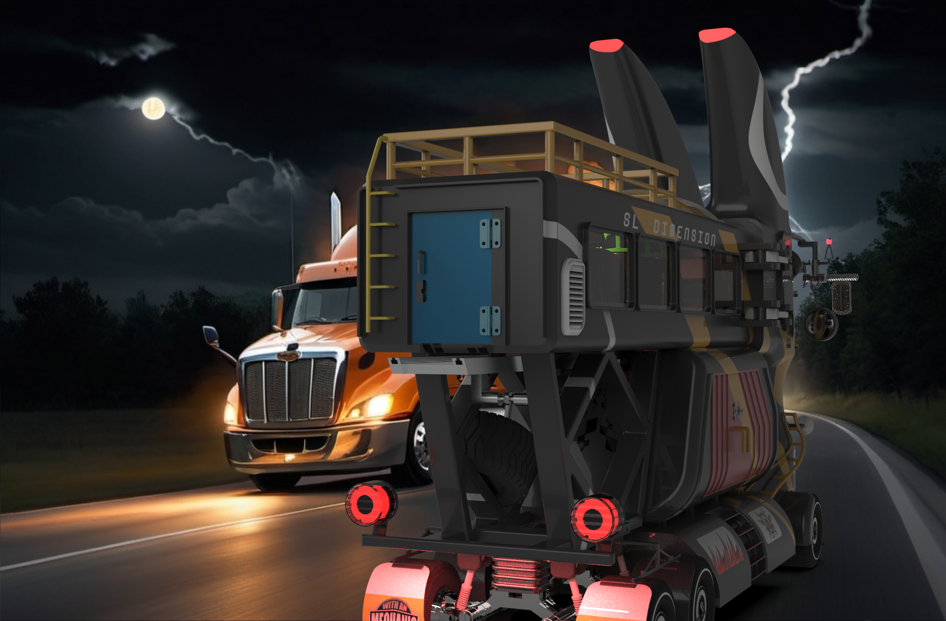 A2004446-锤子机械师卡车